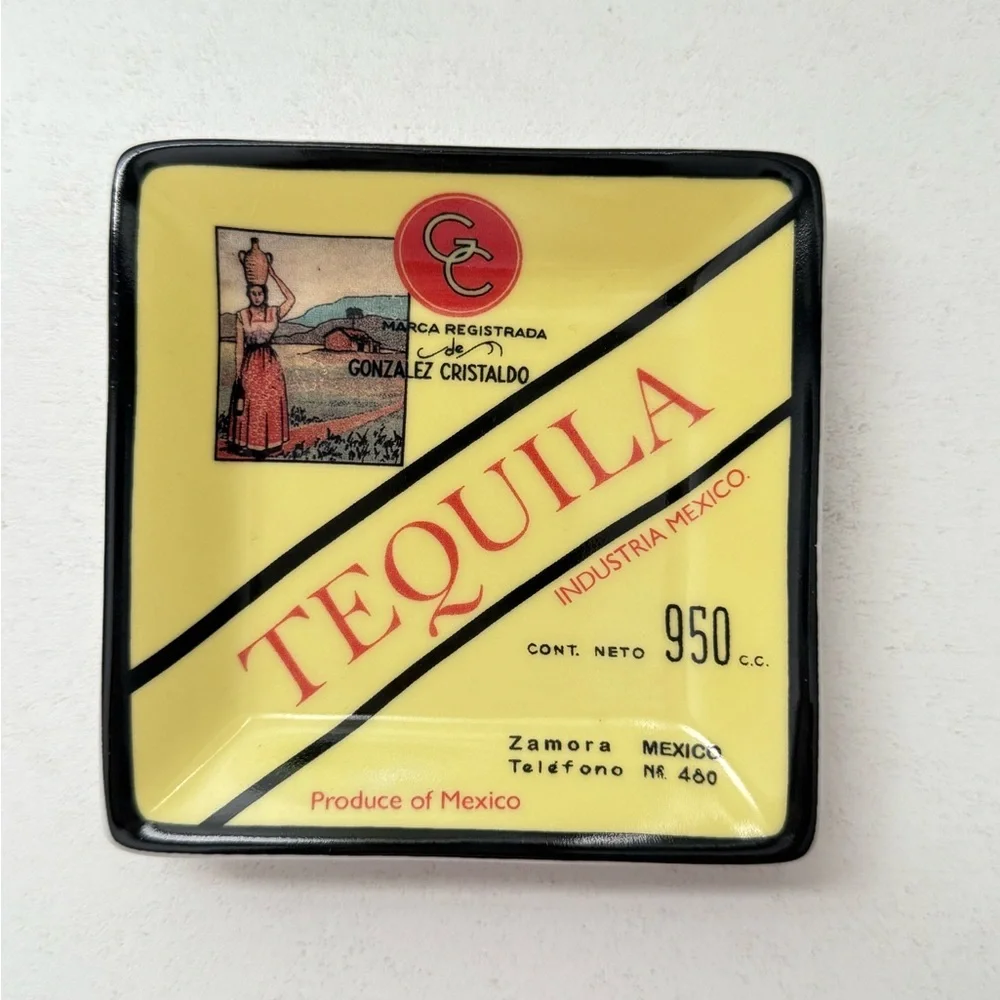 Boston Warehouse Vintage Beverage Coaster / Small‎ Snack Plate Set of 3